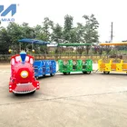 Train Electric Train Rides YIMIAO Trackless Train Car Electric Kiddie Ride For Sale