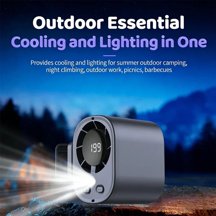 Usb Rechargeable Clip-on Fan, Portable, Battery, Plastic - detail 12