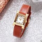 Watch Bracelet Casual Square Ladies Watch Bracelet Set Simple Belt Watch Women