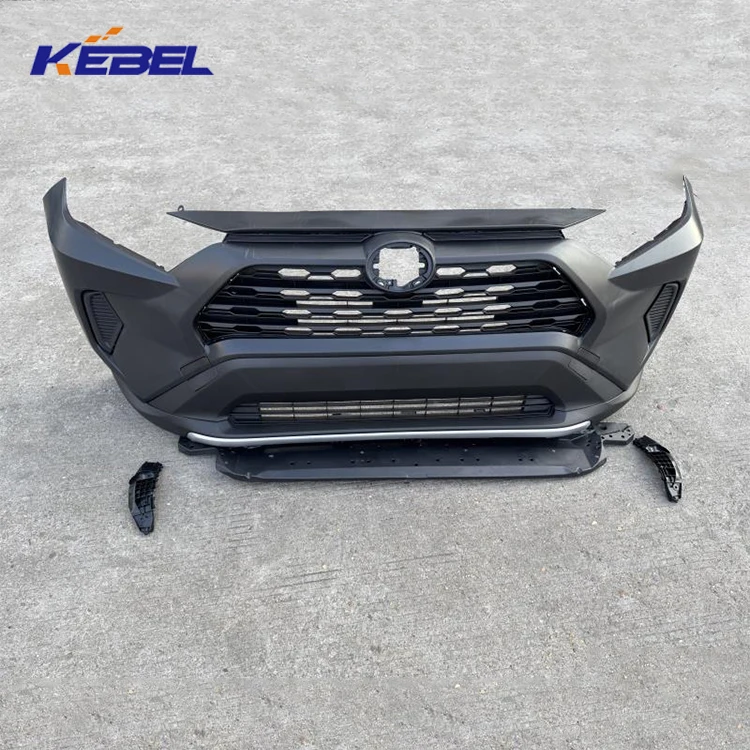KEBEL Auto Body Parts Automotive Bumper Assembly OEM Car Front Bumper Kit for Toyota RAV4 2021 2022 2023 factory