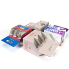 Carton Customized Cardboard Kraft Holder 4 6 Pack Beverages Bottle Carrier Box Corrugated Carton 6 Pack Beer Box