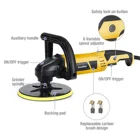 GreatStar 7-inch Buffer Waxer Buffer Polisher For Car Sanding Polishing Waxing Sealing Glaze