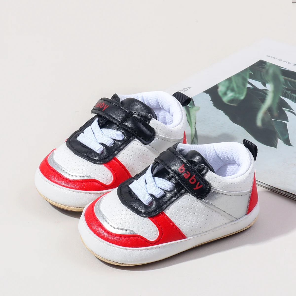 New Arrival Hook&Loop Baby Toddler Sport Shoes Spring Autumn Anti-slip Outsole Toddler Baby Walking Shoes manufacture
