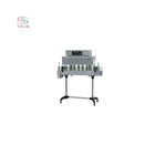 Semi automatic plastic film bottle cap shrink wrap machine