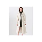 Jacket Modern And Simple Long Hooded Thin Silk Down Jacket Fashionable Temperament Women's Jacket