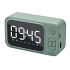 Speakers Bluetooth Speaker 2021 Amazon Hot Selling LED Clock Speakers Bluetooth Wireless Portable Speaker