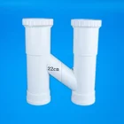 End Caps Thread Telescopic Directly Double Riser Interflow Telescopic H Tube End Caps For PVC Pipe
