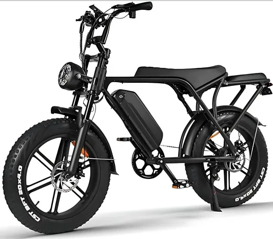 2024 Hot Sales EU Warehouse Ouxi H9 Alloy 250w 48v 750w Vintage 20 Inch Fat Air Tires Electric Bike