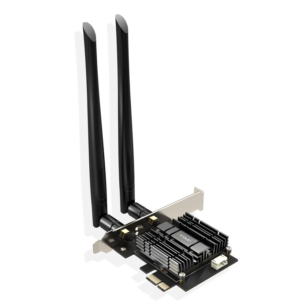 EDUP LOVE PCIE Bluetooth WiFi Card AC1300M Dual Band 2.4G/5.8G PCI-E Wireless PCI Express Adapter Internet Network Card Support Windows 10/ Win 8.1/ Win 7 for Desktop PC Laptop 
