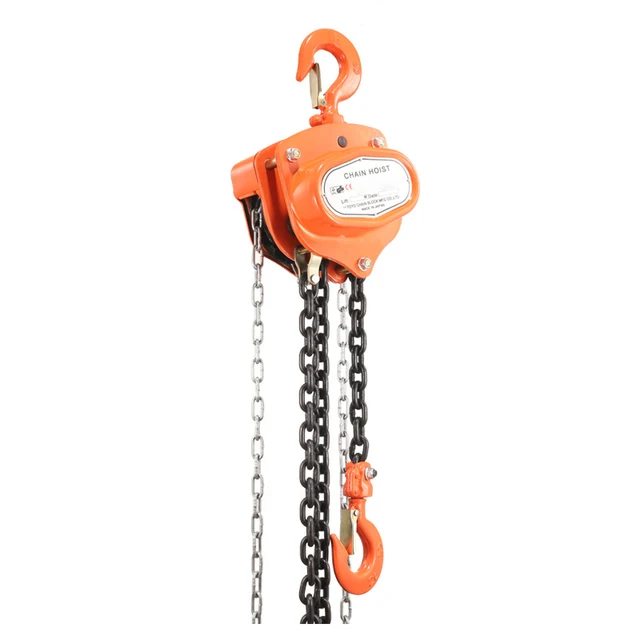 Hoist manual small crane 1 ton capacity chain block portable pull lift manual hand chain hoist block
