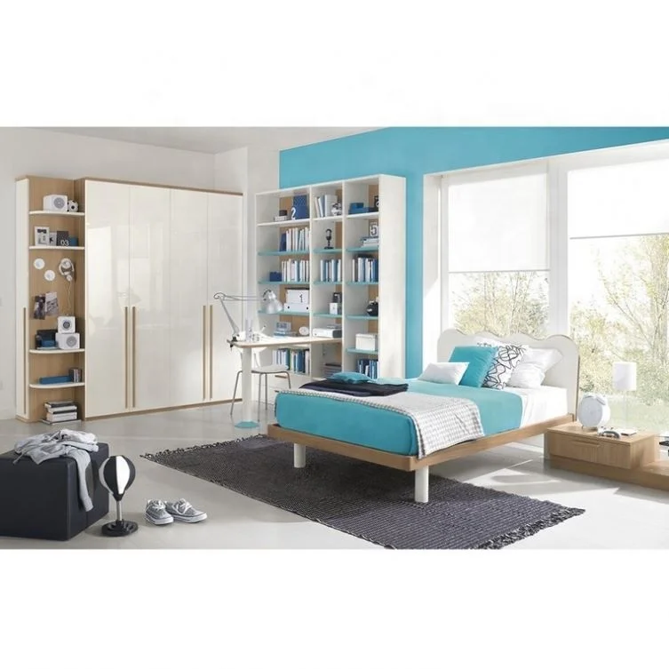 Customize Color Kids Sleeping Room Furniture Wooden Lit Maison Enfant Kids Size Single Bed