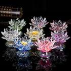 Candelabra Home Decoration Glass Candelabra Porta Velas Candlestick Console Tables Candle Jars Crystal Candle Holders
