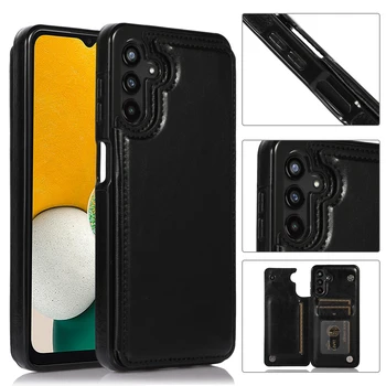 Pu Leather Phone Wallet Card Pockets Back Flip Cover Wallet Phone Case for Samsung Galaxy A13 Mobile Phone Bags