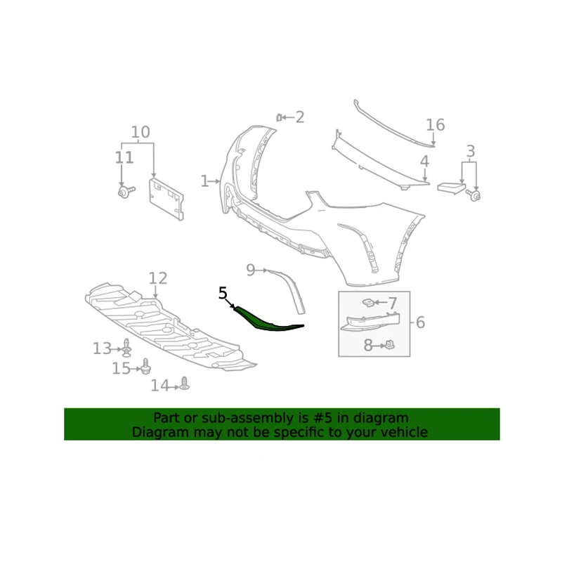 Produkt Karosserie-Frontstoßstangen-Unterteil für Toyota Highlander XSE 2021 2022-36