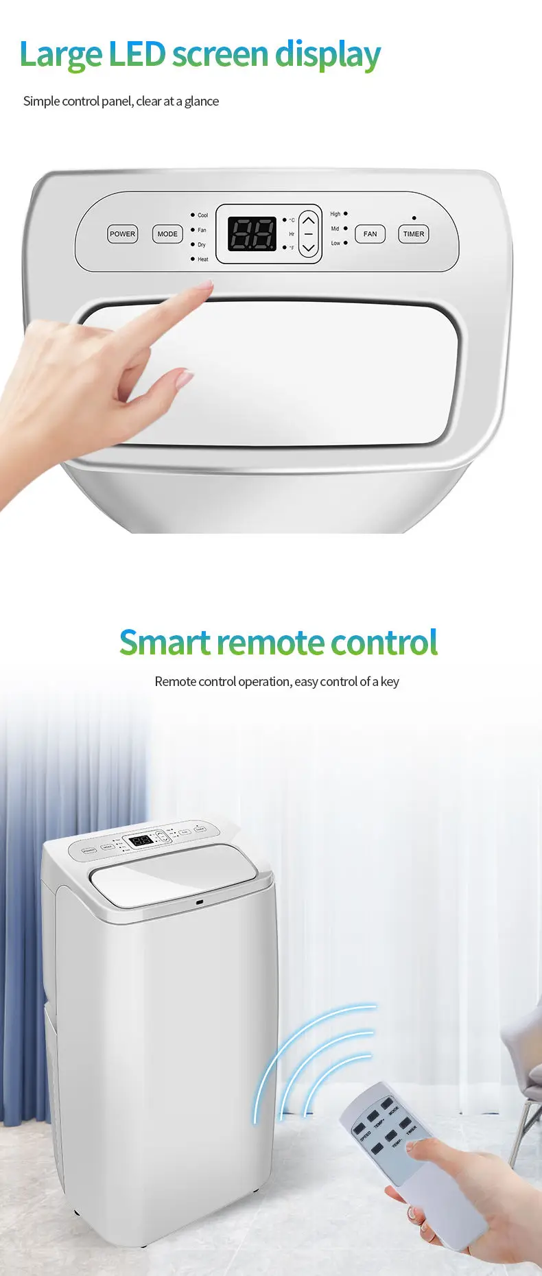 Portable Air Conditioner, 12000btu, R290 - detail 12