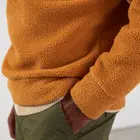 Fleece Sweatshirt Fleece MGOO Custom Made Polar Fleece Sweatshirt Blank Quater-zip Pullover