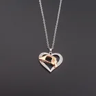 925 Silver 925 Sterling Silver Mother's Day Gift Mom Heart Necklace With Baby Hand
