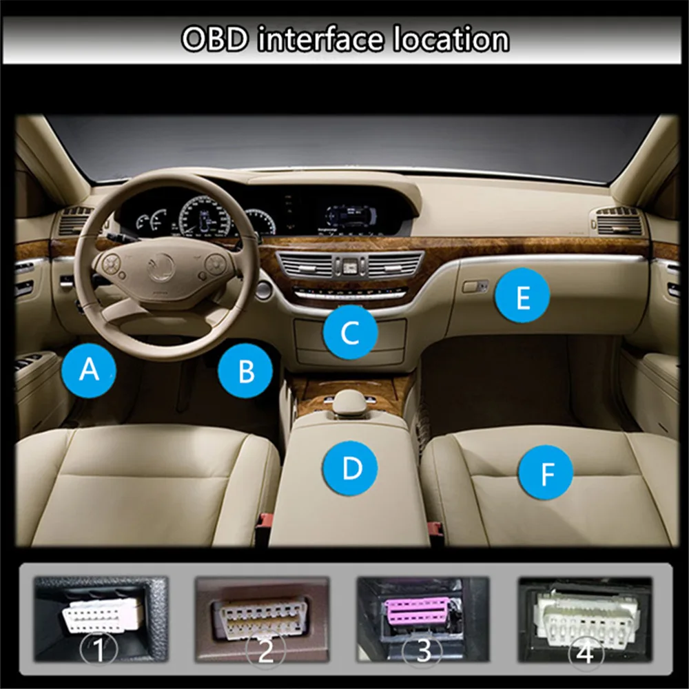 Revolution OBD2 Smart Digital Car Gauge RPM Multi Meter with Turbo Alarm Automotive OBD Car Alarms
