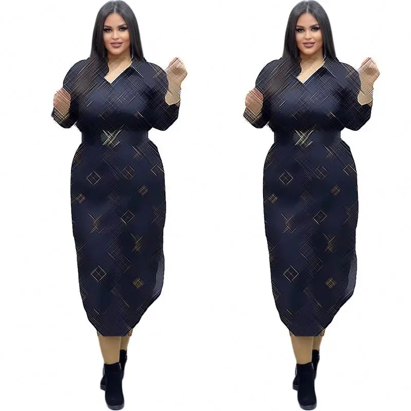 Hot selling Casual Loose Long Sleeve Dress sexy dress bodycon 2023  Brand women's clothing