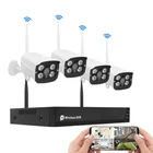 Tuya WIFI Security Camera System Wireless AI Face Recognition NVR Kit