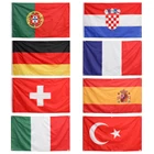 Flag Manufacturer Fast Delivery 100%Polyester Custom Digital Printing Large 3x5FT National Flags