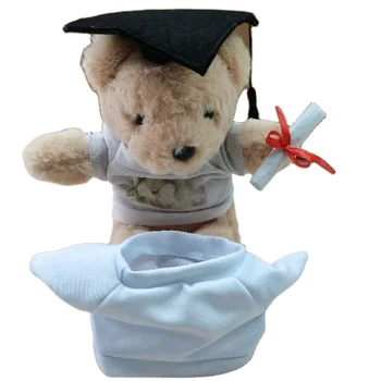 Popular doctoral hat bear with sublimation T-shirt