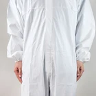 Suit Coverall Suit Hot Sale Ash Commodity Fast Delivery Resistant PP PE Disposable Coverall Suit