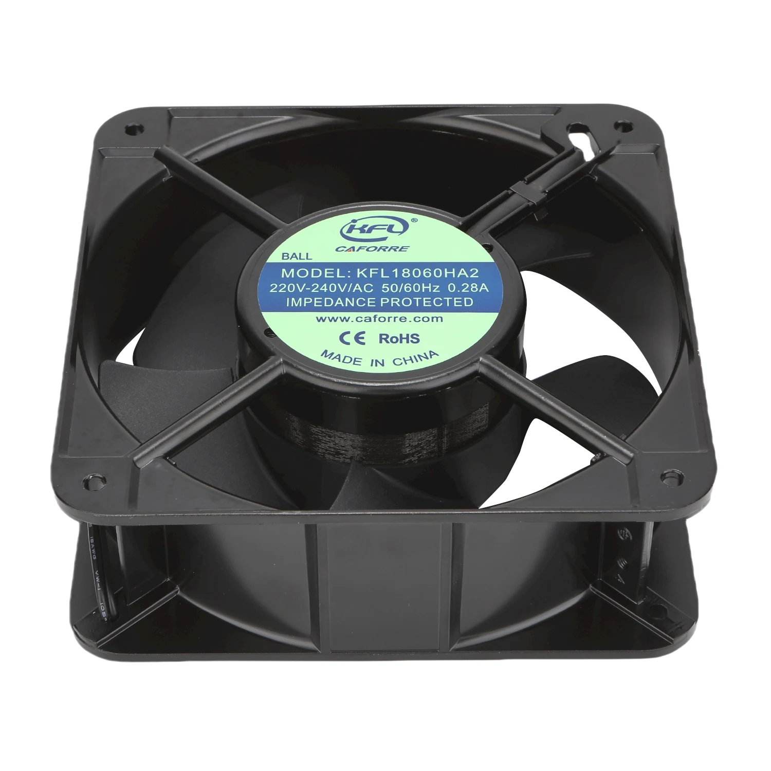 Cooling Ventilation Axial Fan, 115V, 230V, 380V, 180x180x60mm - detail 8