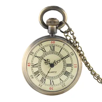 Chain Manufacture Antique Digital Pocket Watches with Chain +76 Paster