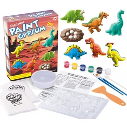 Children's DIY Toys Plaster Drawing Kit DIY painted plaster kit 3D plaster animal painting kit