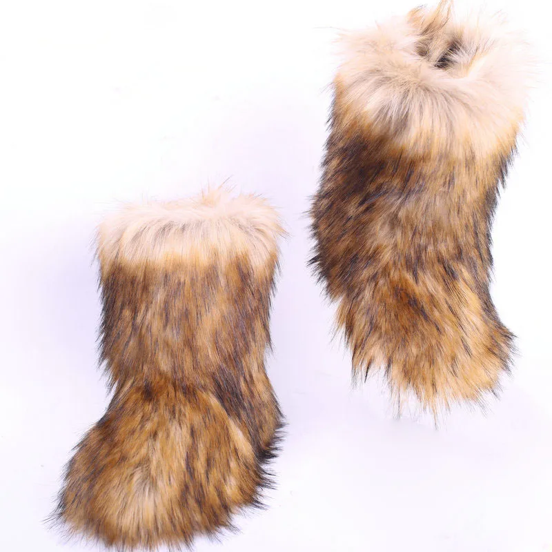 faux fur boots wholesale