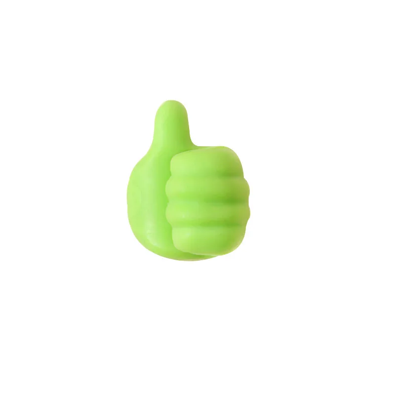 USSE Silicone Thumb Wall Hook Adhesive Thumb Cable Clip Key Hook Wall Hangers