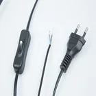 Usa Plug Plug And Cord CE Approved AUS EU USA Salt Lamp 2 Pin Plug Extension AC Power Cord With Switch Lamp Holder