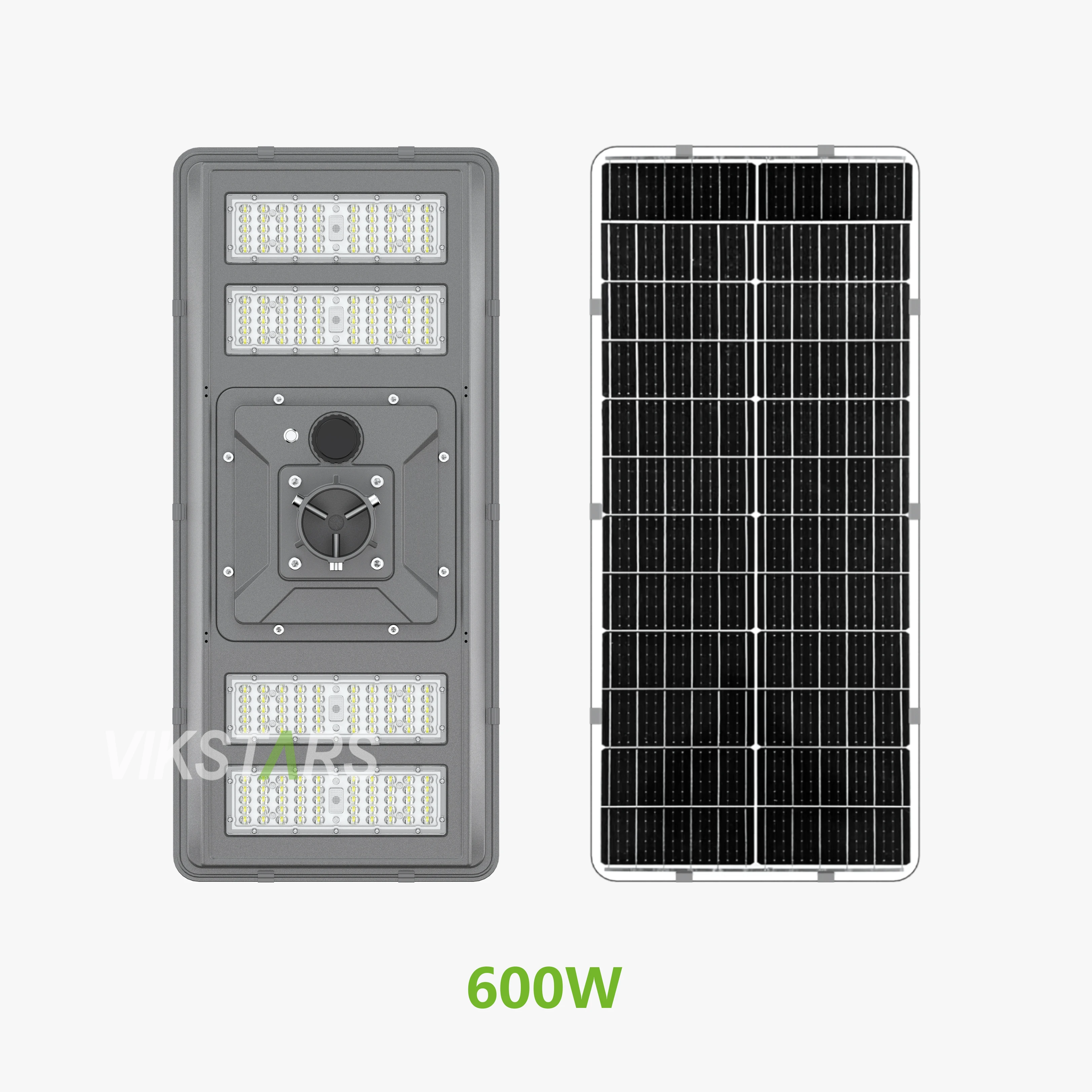 New Bidirectional Solar Street Lamp IP66 LED Solar Garden Light 600W 900W All in One Solar Landscape Lights