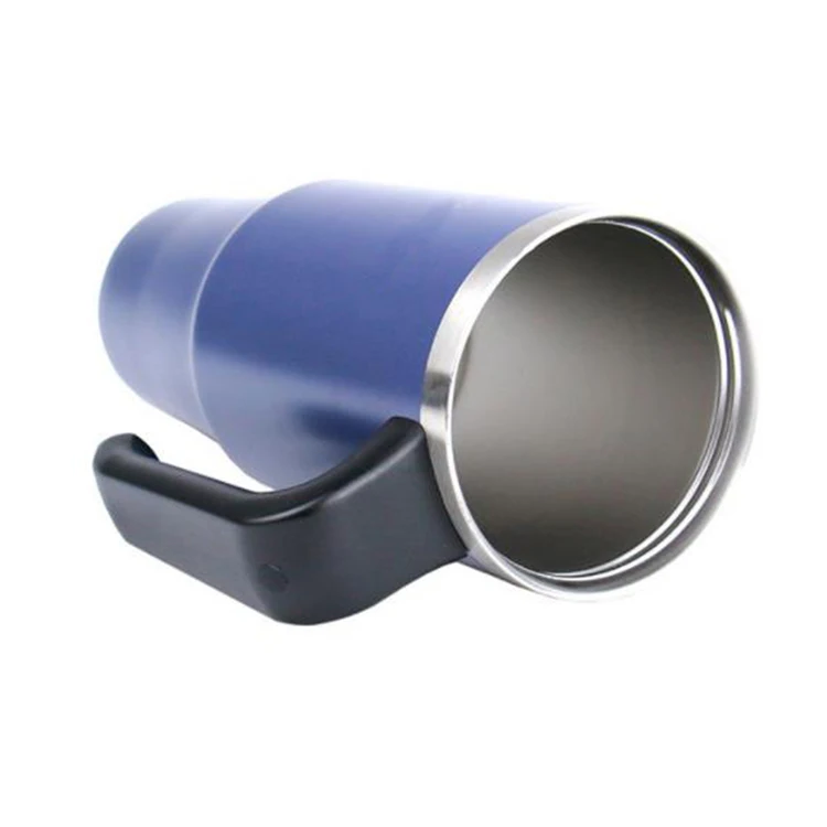 Promotional Gift Custom Logo Stainless Steel Travel Car Mug with Handle