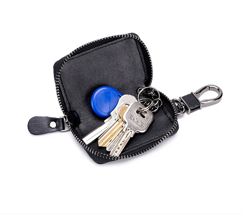 Andong Key Holder Bag For Unisex Women Men Genuine Cow Leather Fashion