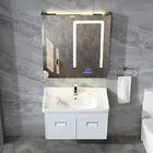 Hotel Smart Hotel Light Up Bathroom Smart Mirrored Cabinet Led Light Design Decorative Wall Large Cabinet