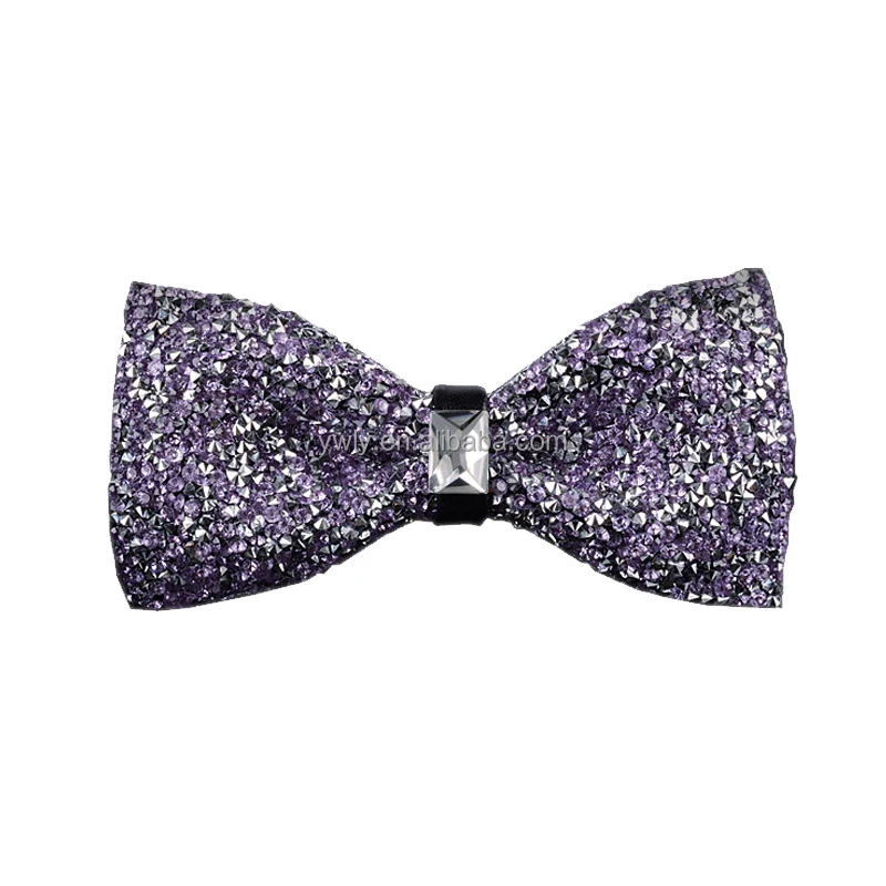 Rhinestone bow tie-purple.jpg