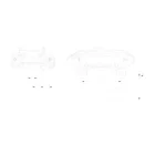 4 Pots Refitted Racing Brake Calipers For PORSCHE Cayenne/AUDI Q7/VW Touareg/INFINITI Fx35