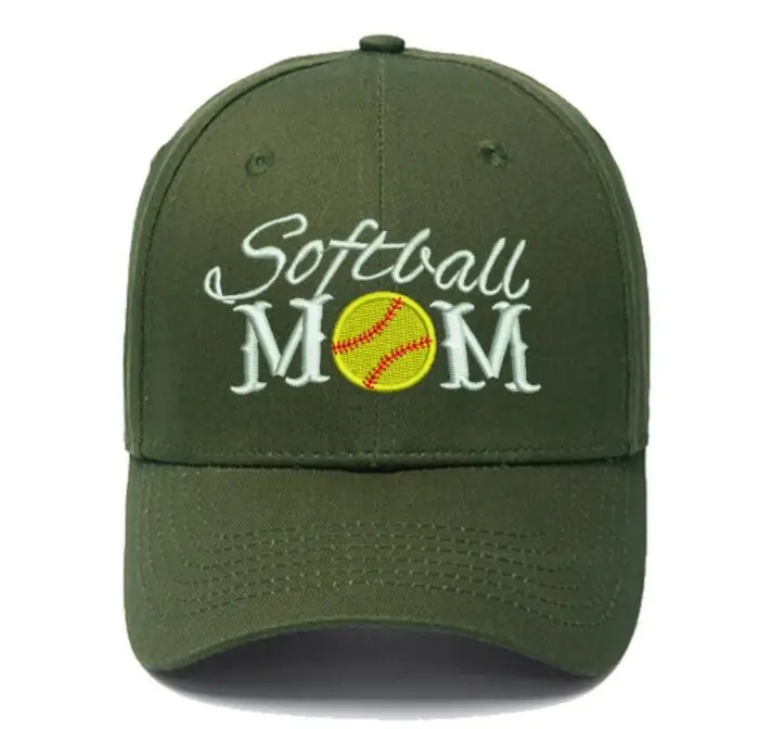 Topi Bisbol Softball Mom Dicuci Dan 