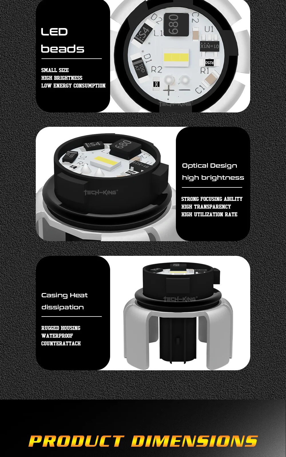 L1B 6500K White Front LED Fog Light Bulb LW5B LED Bulb White Light for Toyota Corolla GR Corolla Mirai Prius Helux Fog Lights