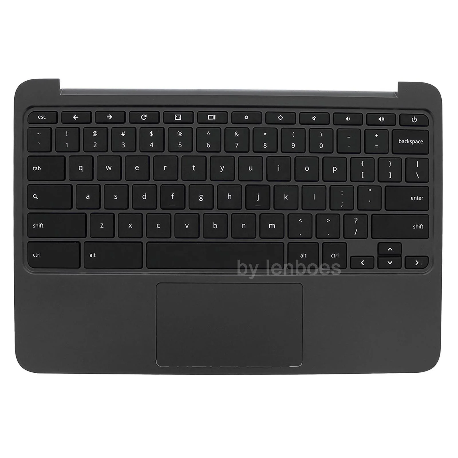 Black Palmrest Upper Case With Touchpad And Us Keyboard