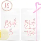 Engagement Party Gift Drink Pouch Cup With Straw Rose Gold Engagement Party Decoration And Bride To Be Gift
