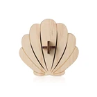 Shell Jewelry Summer Style Shell Sea Turtle Starfish Shaped Small Wood Wooden Jewelry Storage Boxes