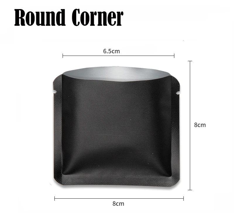 차 플라스틱 알루미늄 호일 라미네이팅된 히트 씰 커피 씰 백 포장을 위한 재밀봉 가능한 지플락 샘플 향낭 4