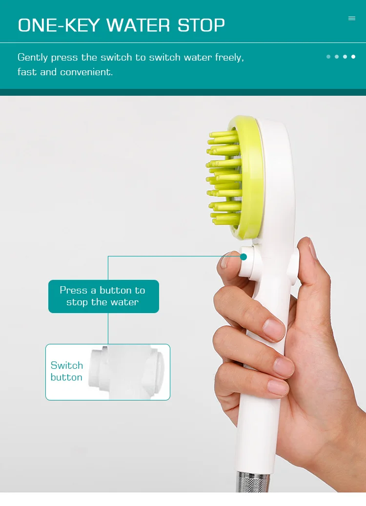 New Design Portable Grooming Pet Bathing Tool 2 In 1 Attachment Shower