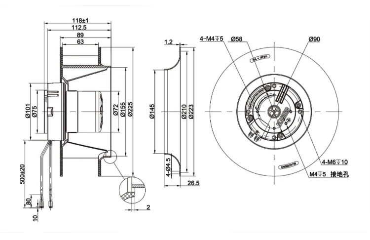 Blauberg Duct Fan, Explosion-Proof, FRP, Plastic, IP55 - detail 10