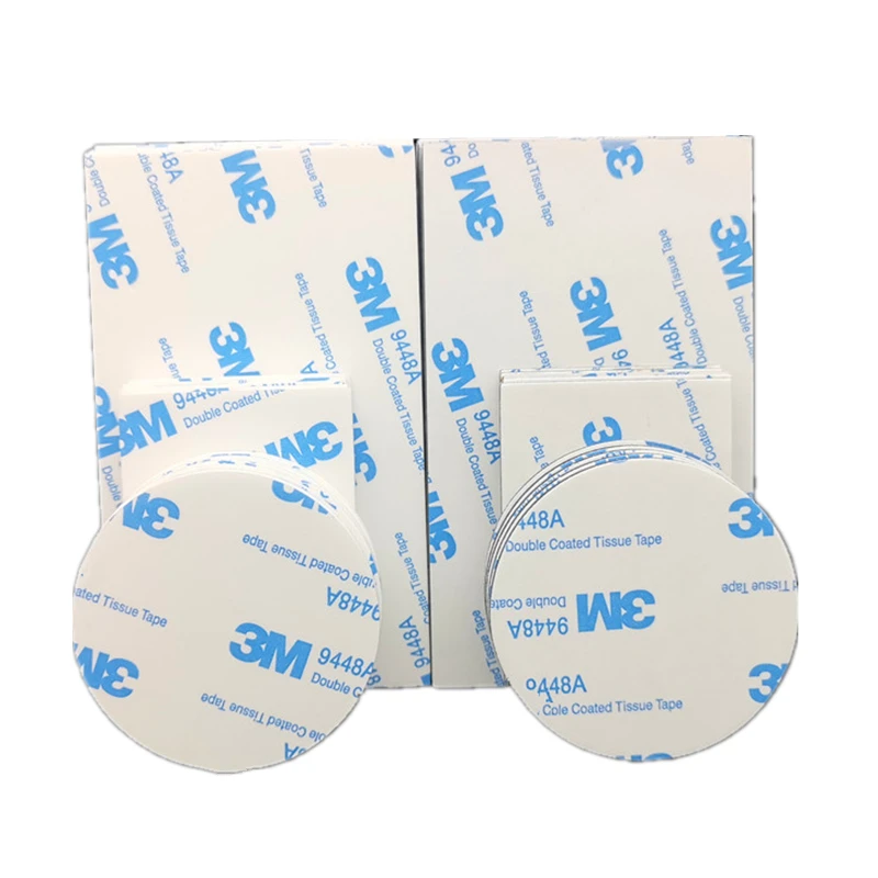 White Black Square Round Double Sided Foam Tape Strong Pad Mounting Adhesive Tape