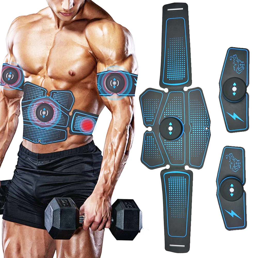 EMS Ultimate Abs Stimulator Abdominal Muscle Training Toning Belt Waist Trimmer