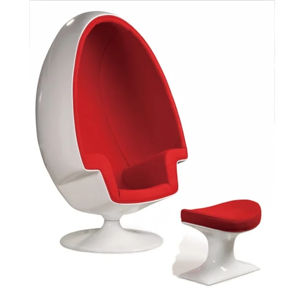 Classic lounge leisure fiberglass home furniture West Mod aviator stereo Alpha Mod Pod Relax Chair with Speaker